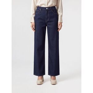 Rohe Women Rohe Mid-Rise Wide-Leg Jeans In Cotton Denim With Five Pockets